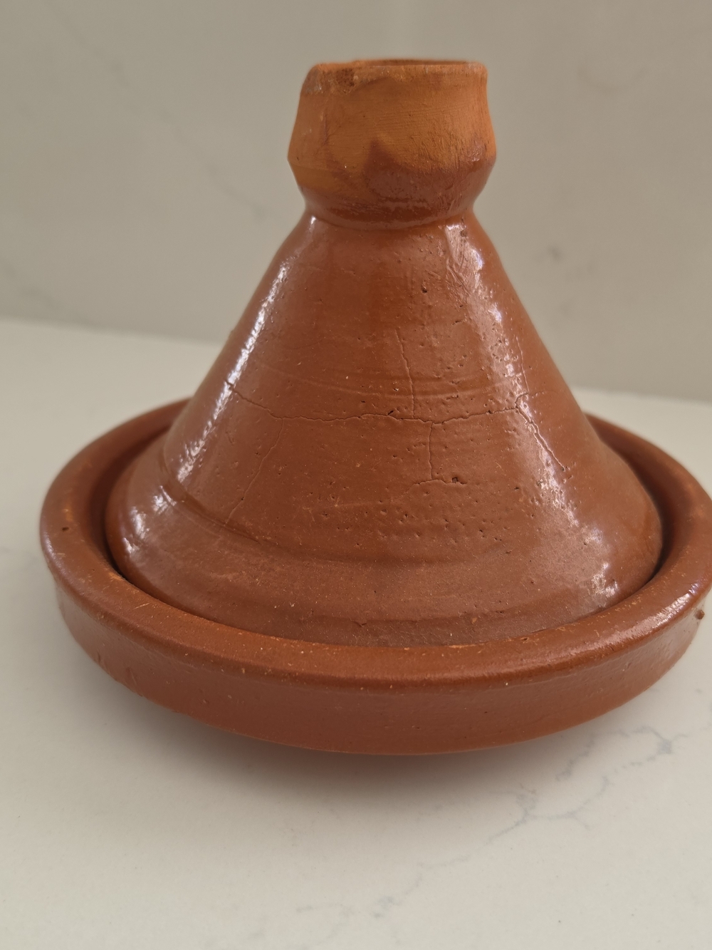 Handmade Morrocan Glazed Terracotta Tagine Pot Decor